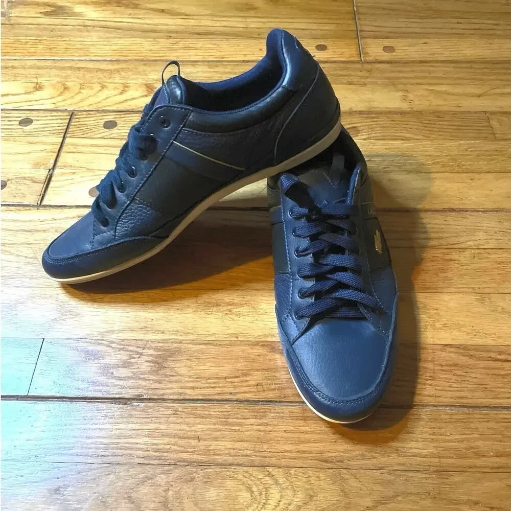 Lacoste Men's Chaymon Sneaker Low Top Tennis Shoes 10.5 $135